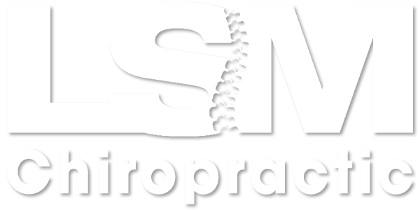 LSM Chiropractic of Sauk City Logo Large White Version